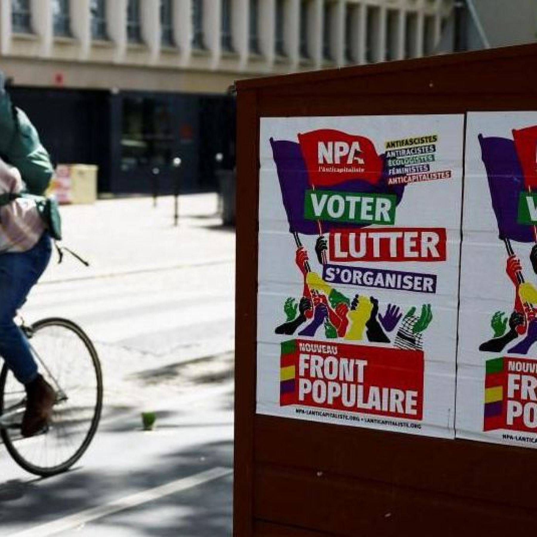 Residents of Pessac in the Bordeaux region were among those to vote in the election